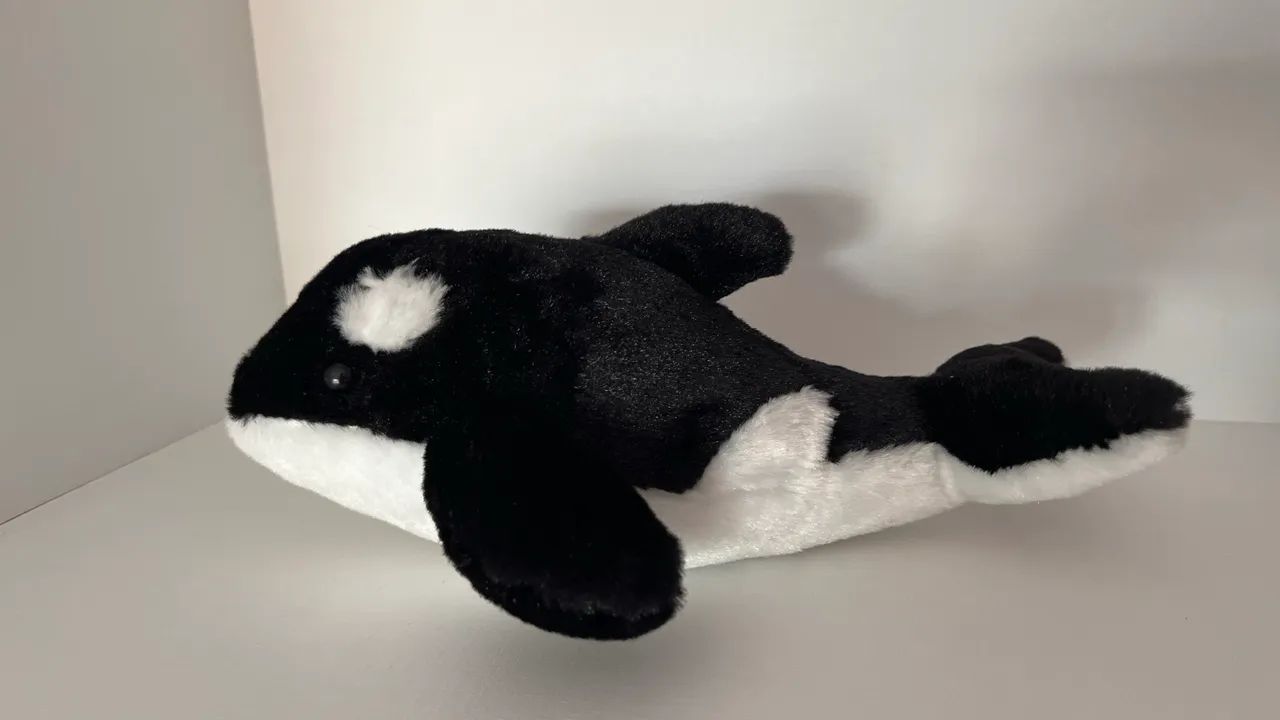 Baleia de pelúcia pequena - Foto 2