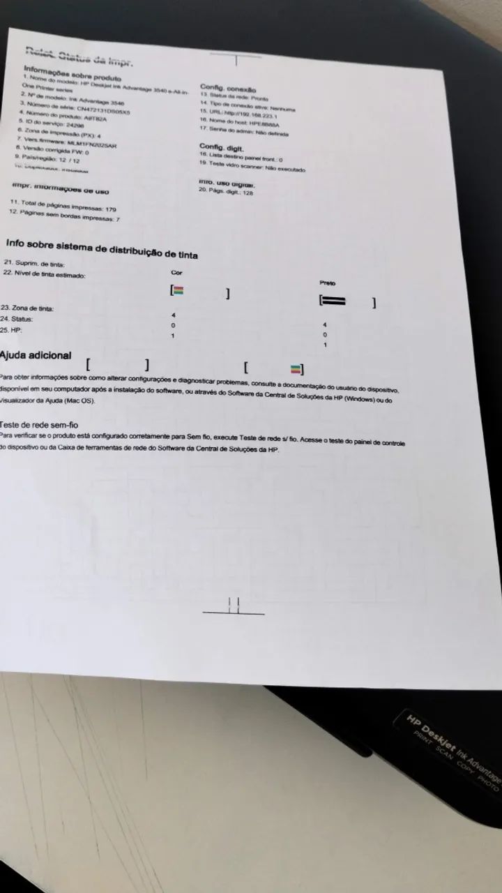 Impressora HP Ink Advantage 3546 - Foto 4