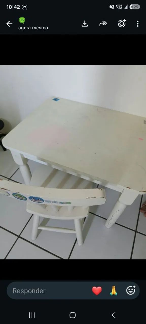 Mesa e cadeira tokstok