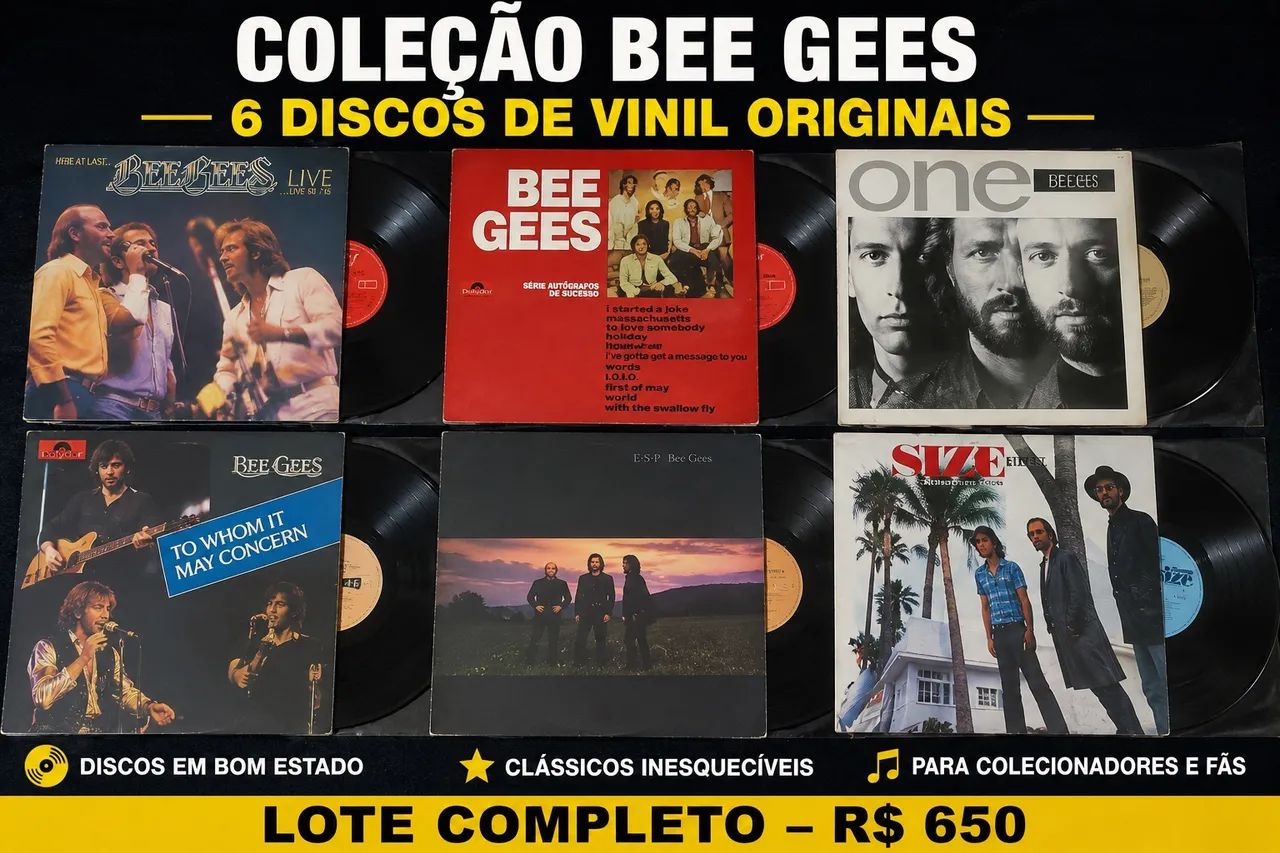 Disco de vinil BeeGees