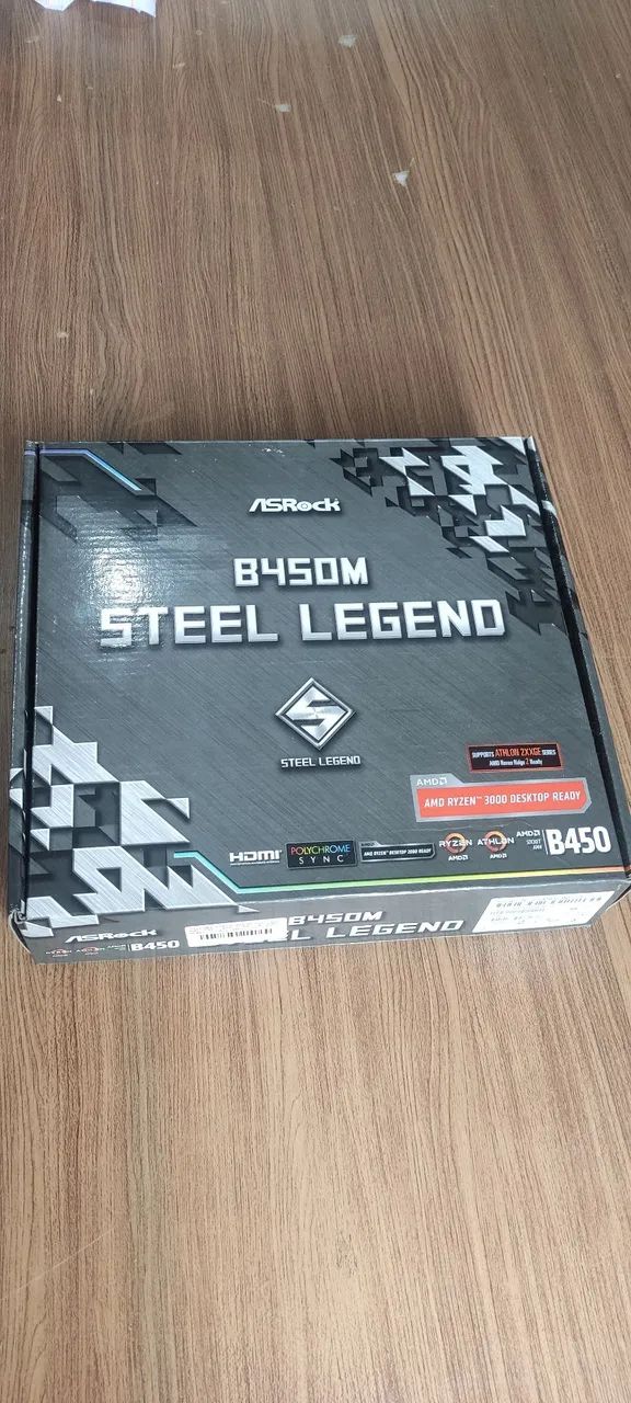 Placa mãe NOVA b450m Steel Legend