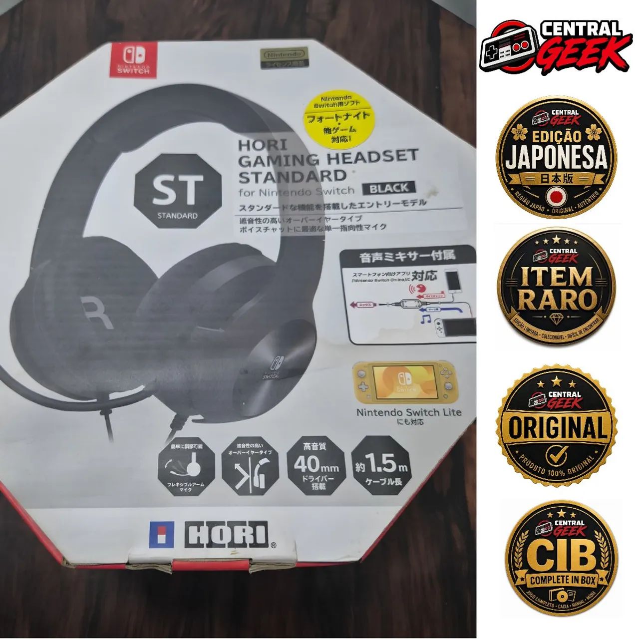 HeadSet Hori Standard para Nintendo Switch 