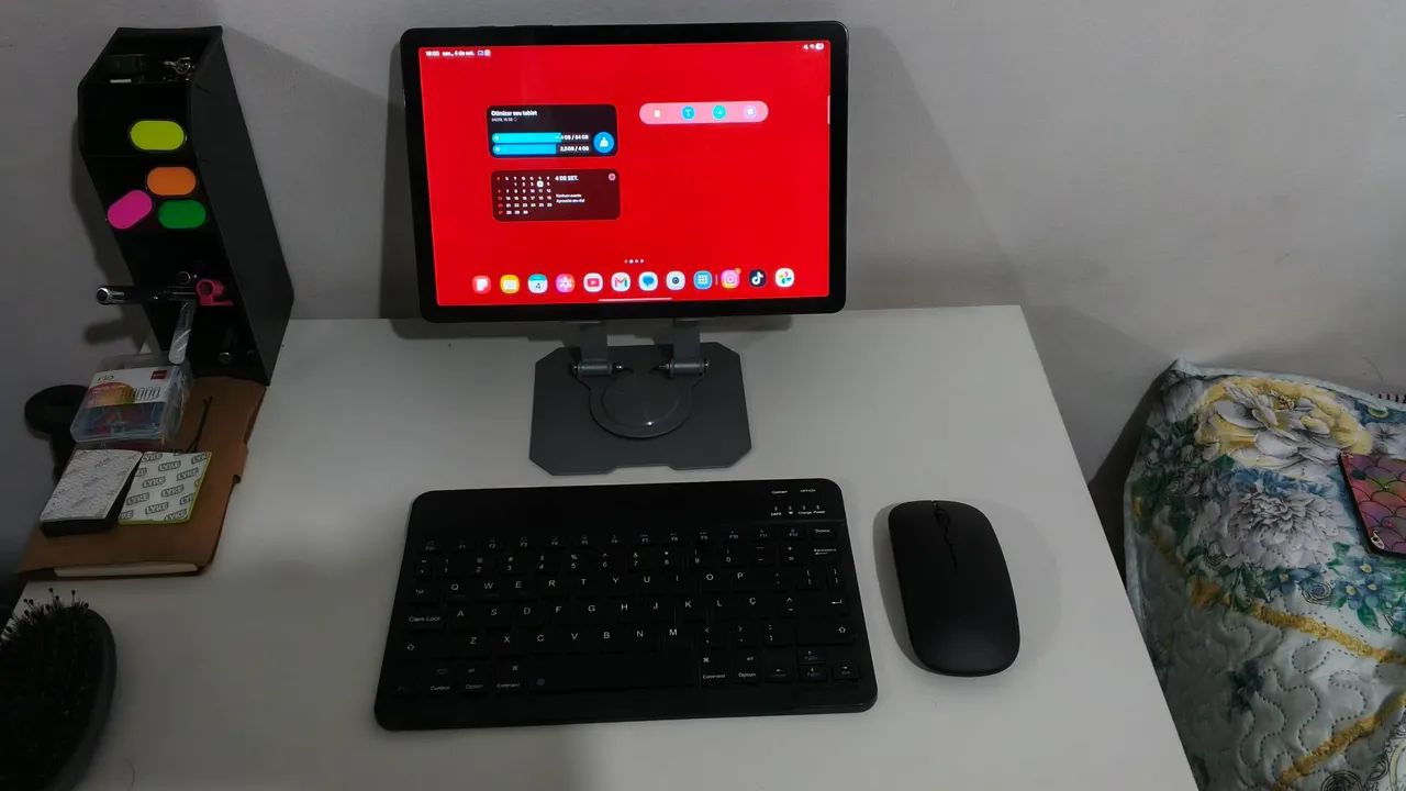 Samsung Galaxy Tab A9+ 64GB + Teclado + Mouse + Suporte | Impecável - Foto 3