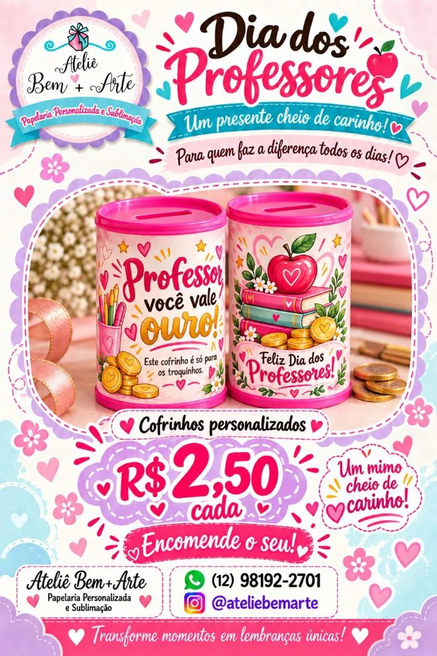 Cofrinho personalizado
