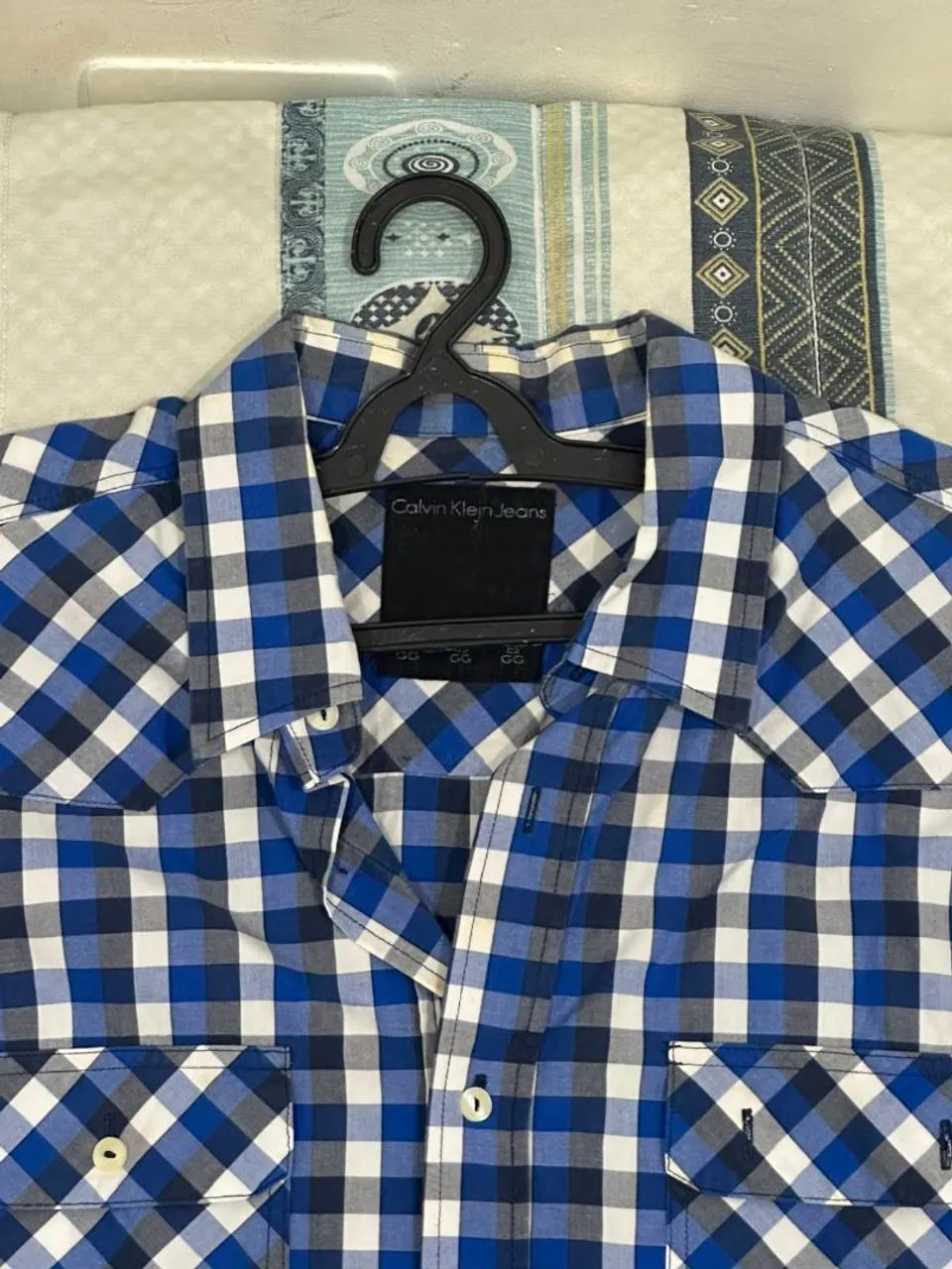 CAMISA XADREZ CALVIN KLEIN G - Foto 3