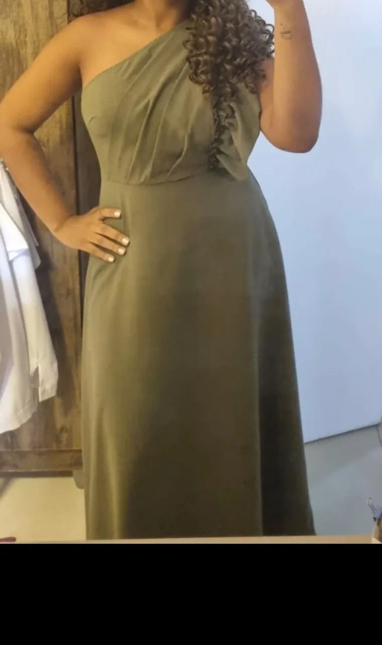 Vestido verde social - Foto 2