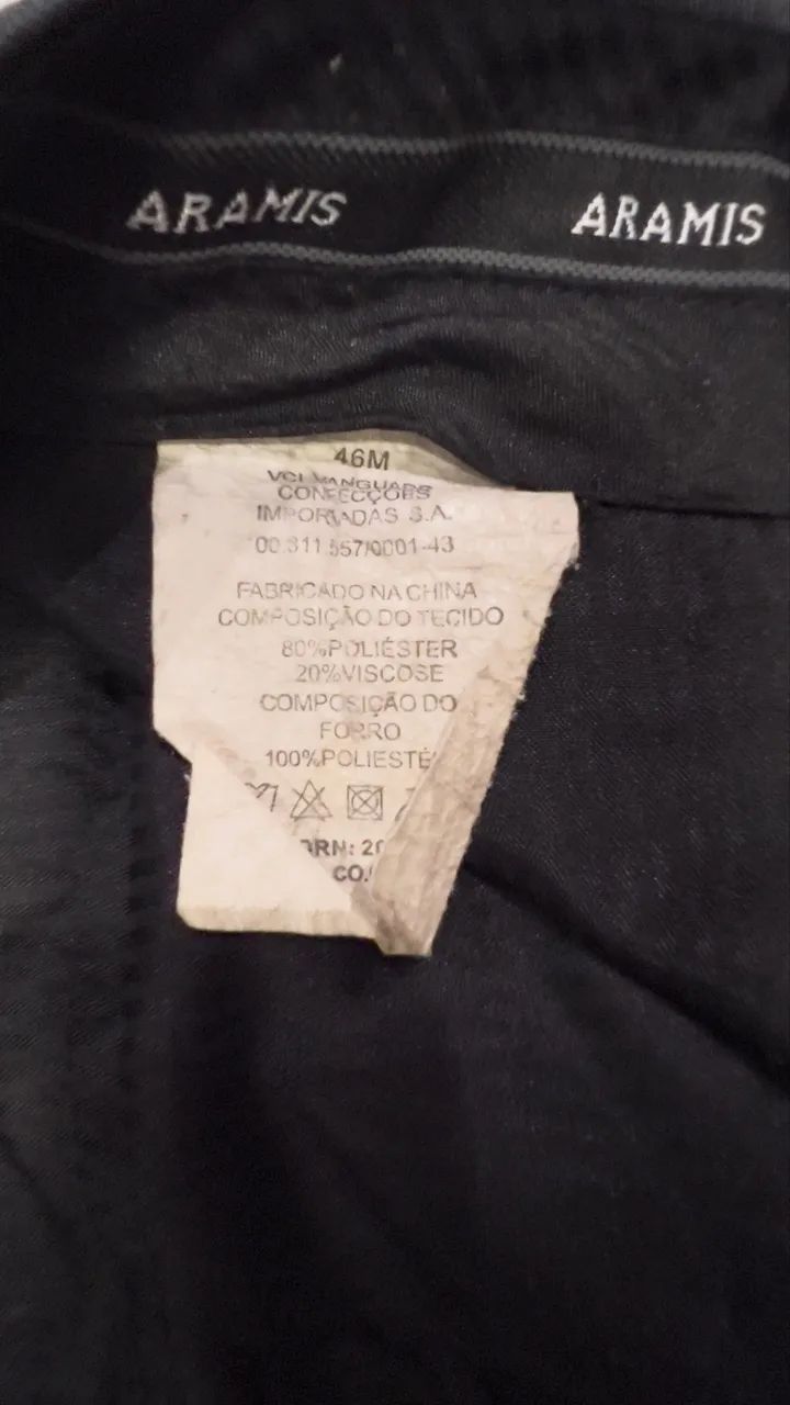 Terno Paletó Aramis Cinza Completo - Foto 5