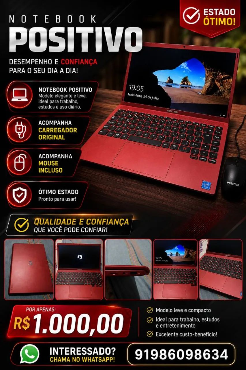 Notebook positivo 