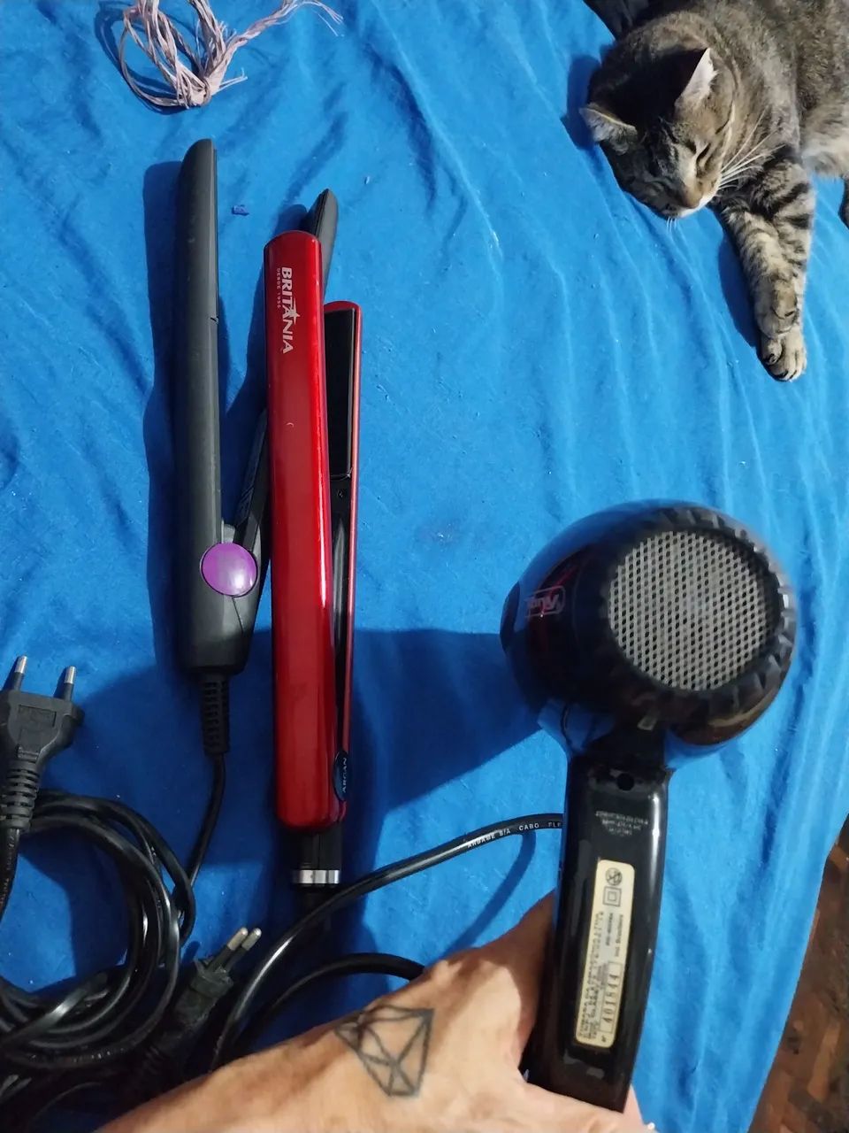 Secador e chapinha de cabelo  - Foto 2