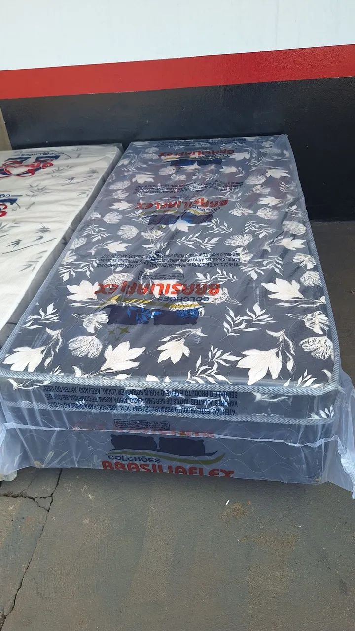 Cama box solteiro espuma 5 cm
