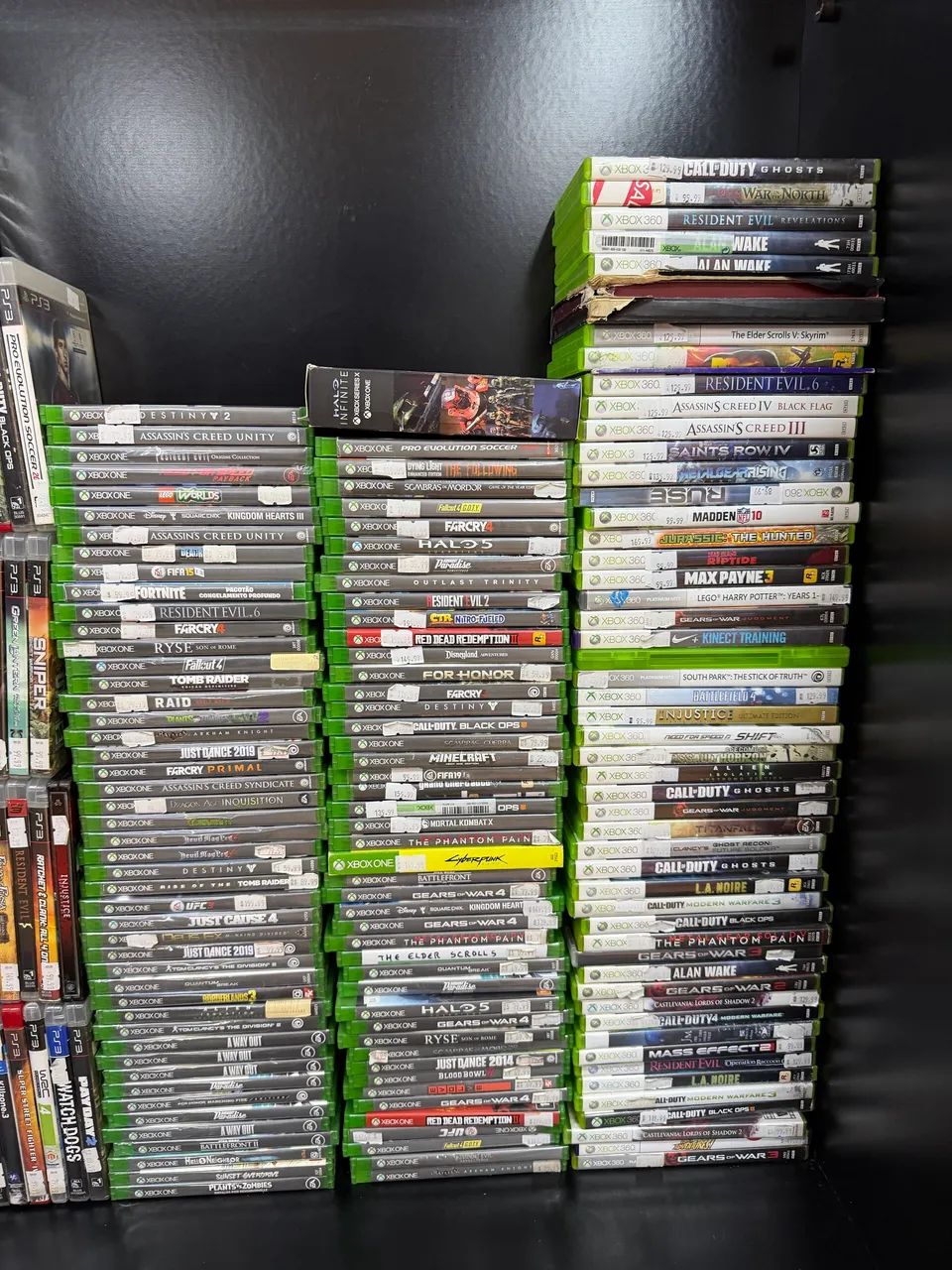 Jogos de Xbox 360 e one 