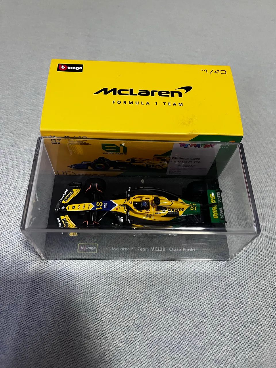 Mclaren F1 GP2024 Bburago - Foto 3