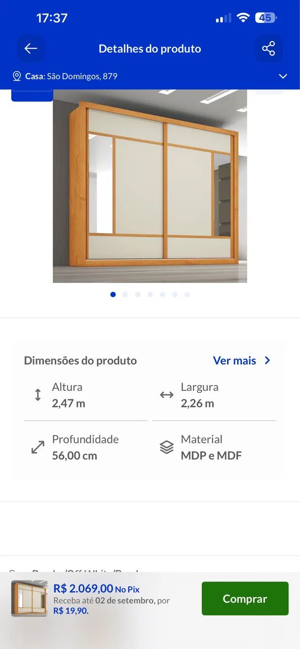 Guarda Roupa Casal - Foto 3
