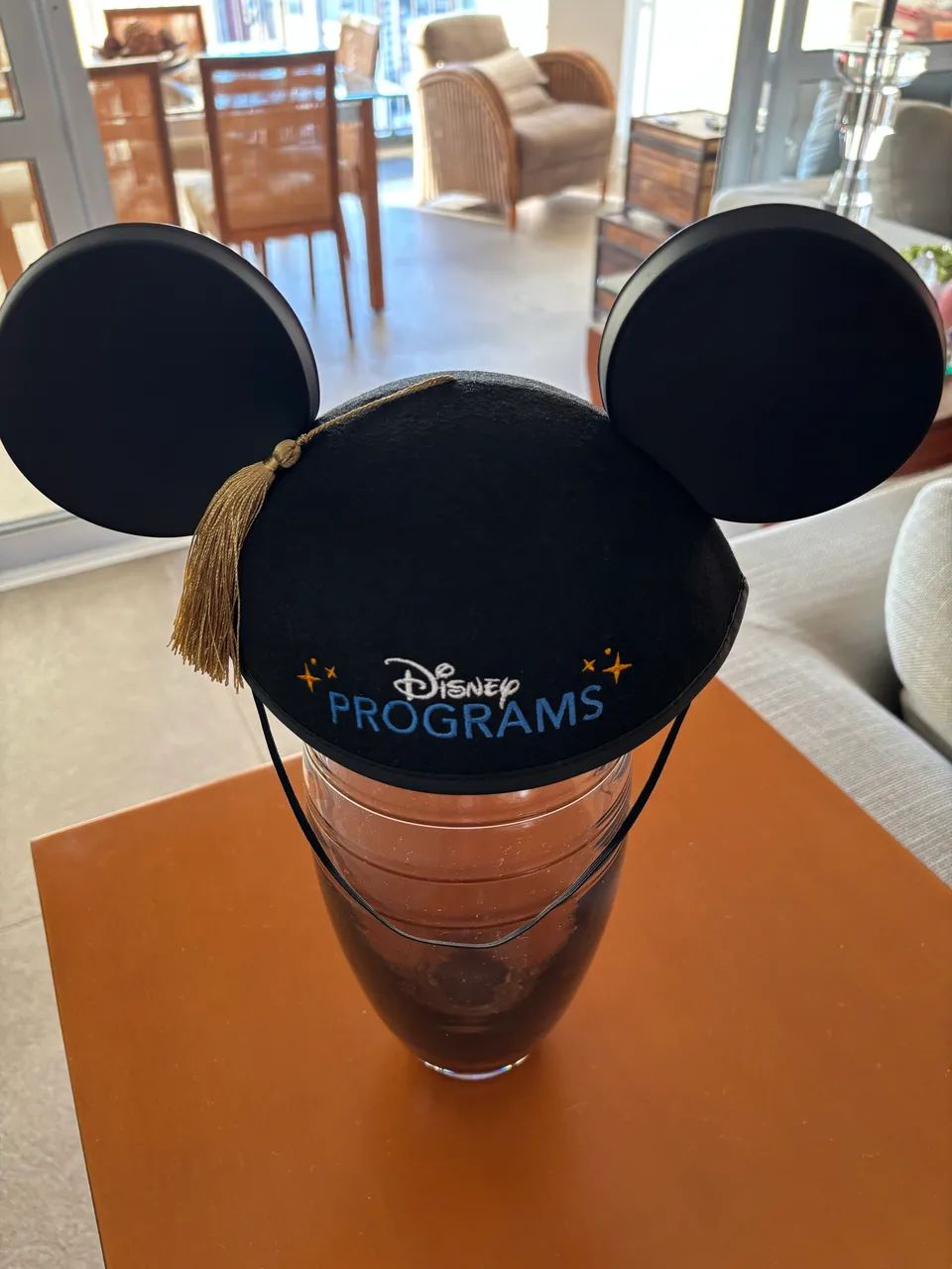 Chapéu de Formatura Disney Programs com Orelhas do Mickey