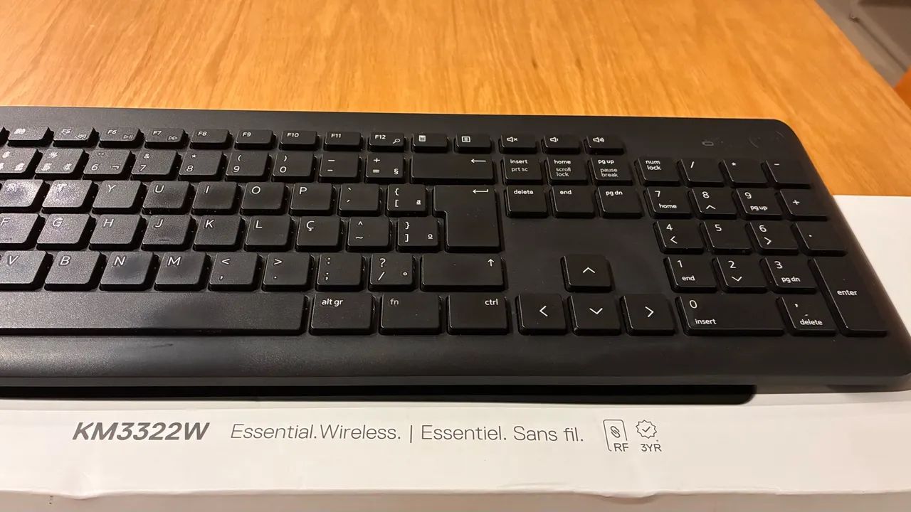 Teclado e Mouse Sem Fio Dell KM3322W - Foto 4