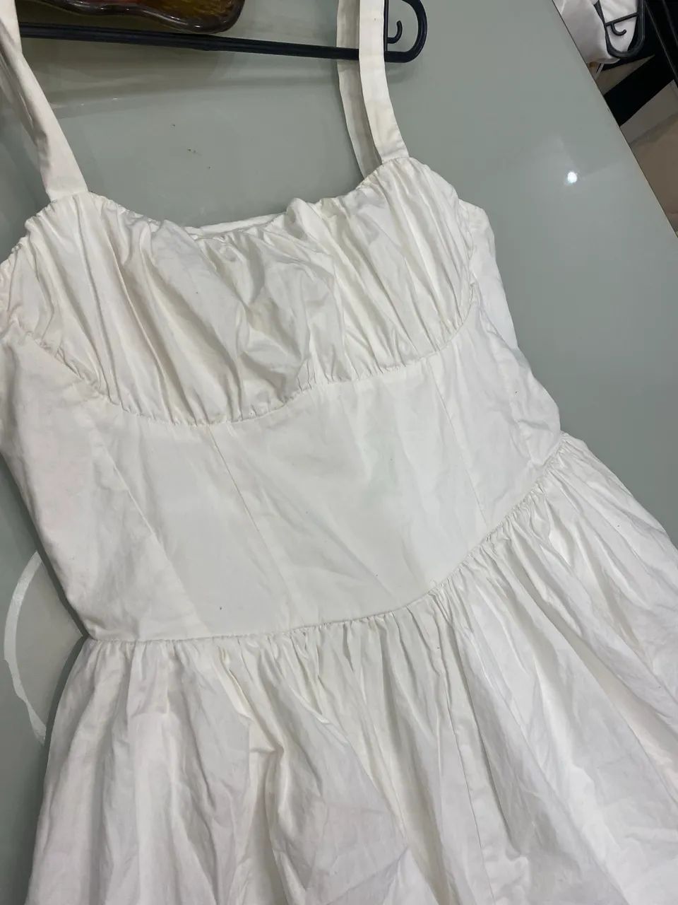 Vestido branco curto  - Foto 3