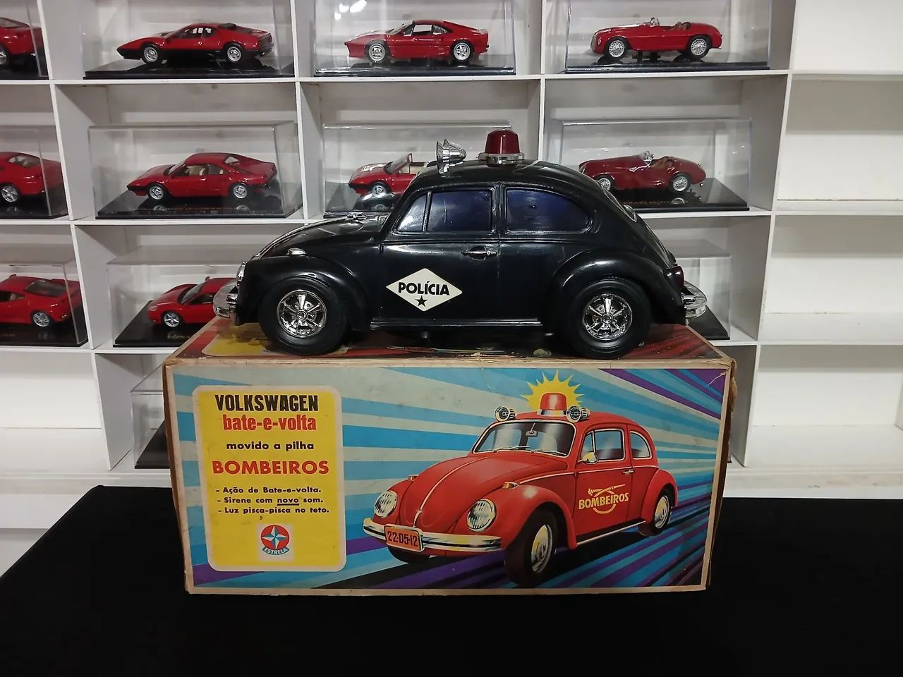 Fusca Policia Bate Volta Da Estrela Funcionando com Caixa 