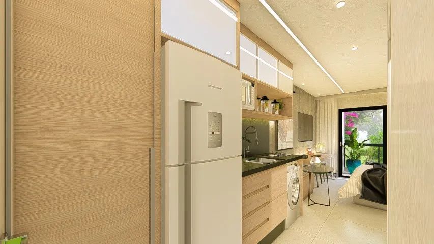 Studios com sacada e infra para AC em frente à UFABC com 26 m² - Foto 2