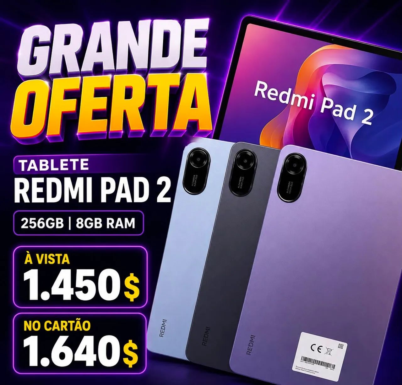 TABLET REDMI PAD 2 - 256GB