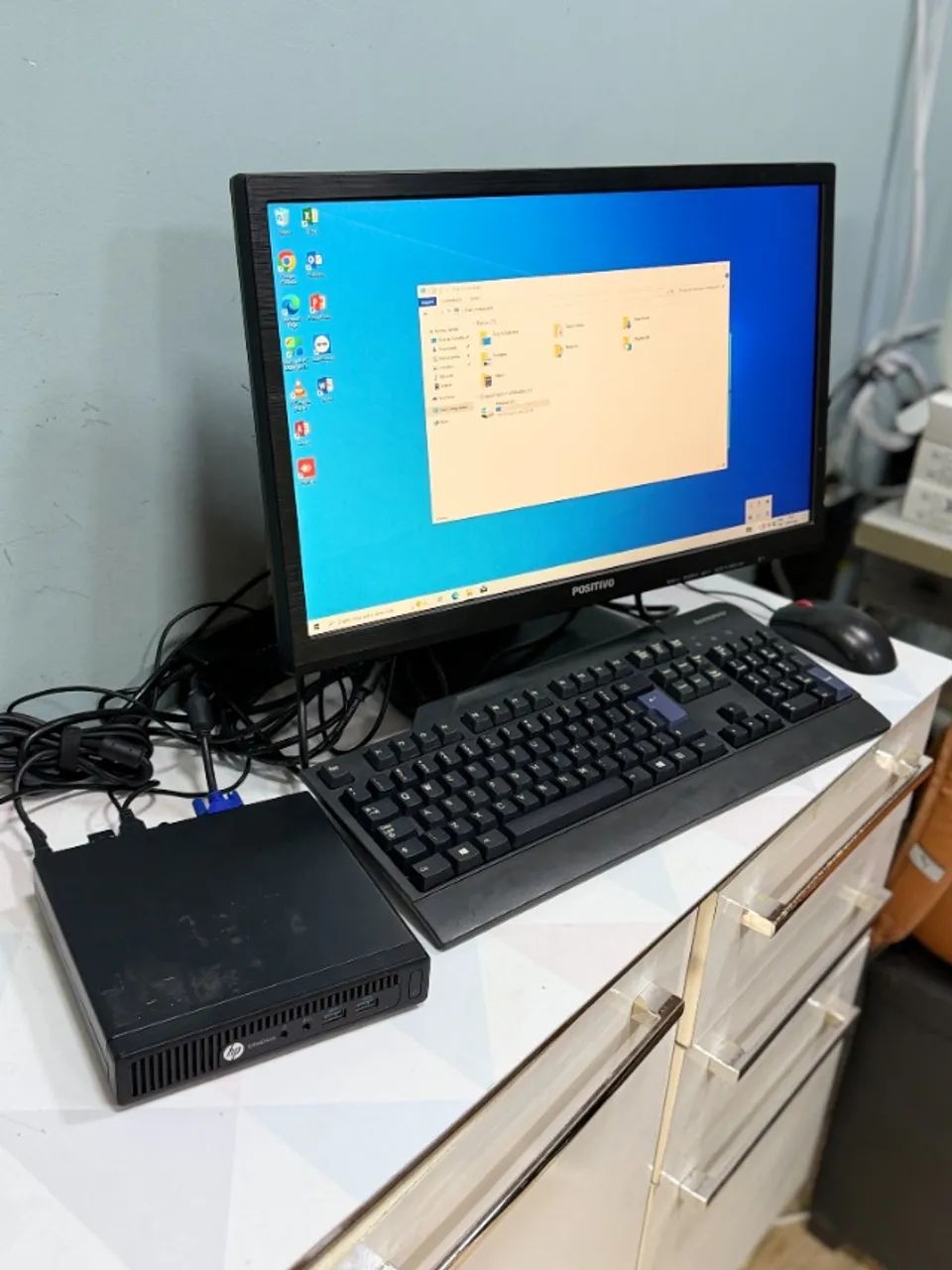 Computador Mini pcHP EliteDesk AMD PRO A10 8GB RAM HD 1TB com Wi-Fi - Formatado   - Foto 5