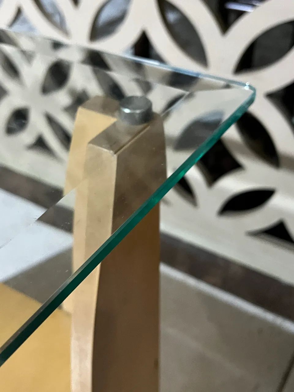Mesa de cabeceira ou centro tampo vidro bisoltado temperado - Foto 3