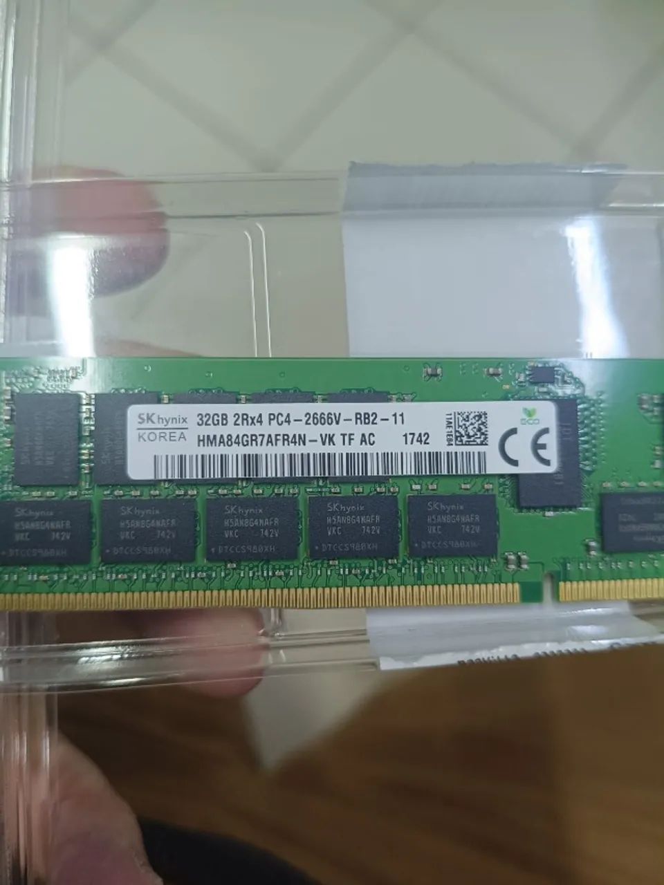 Memória ram DDR4 ECC UDIMM 2X32