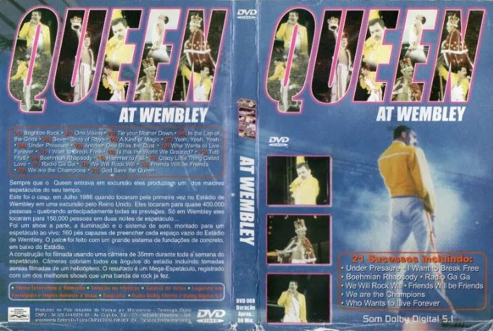 Dvd Queen - At Wembley - Foto 4