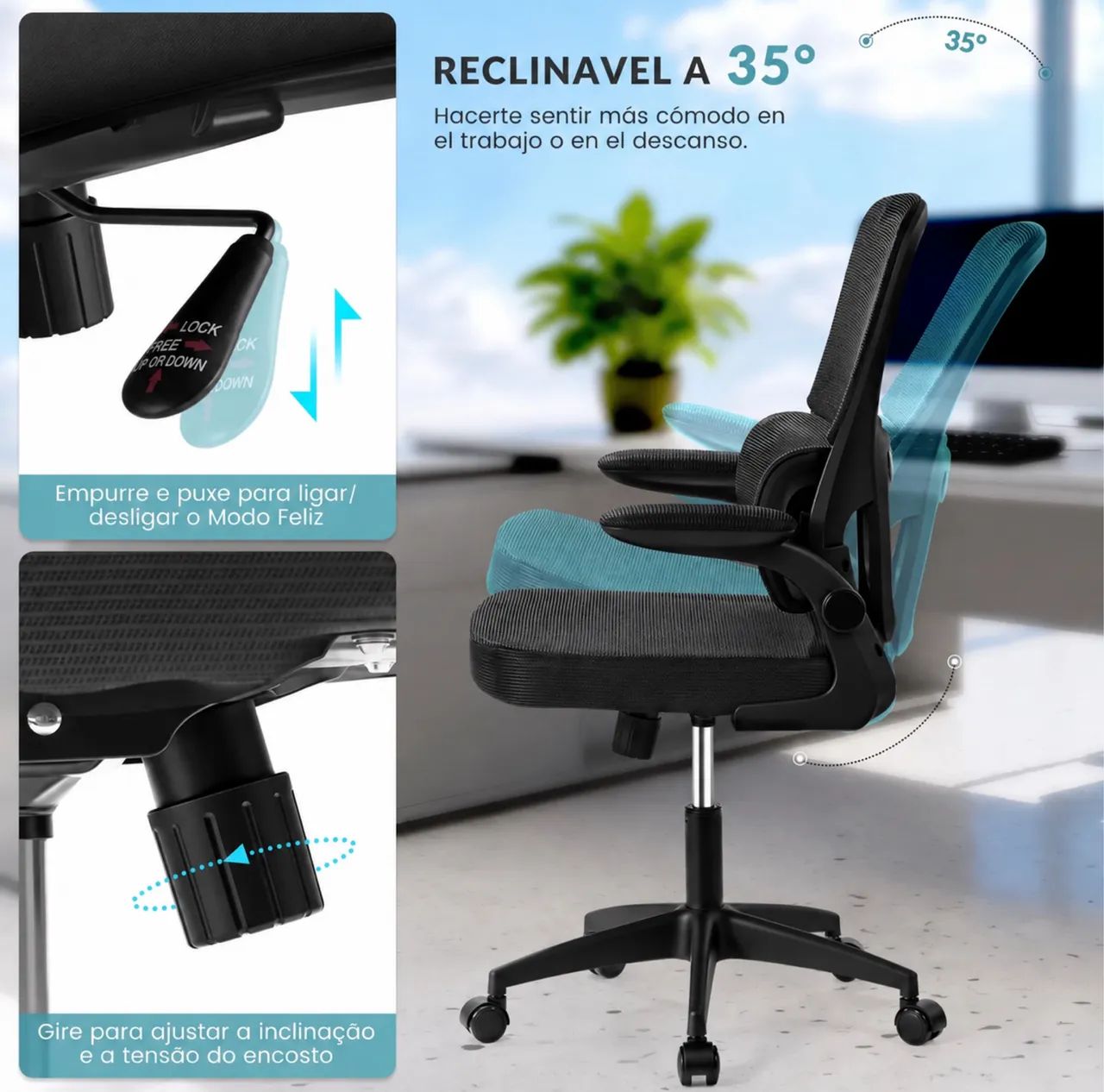 Cadeira ergonômica - Foto 5