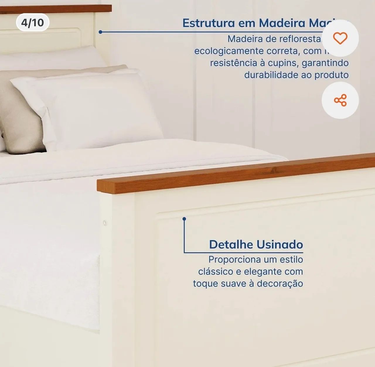 Cama Casal pouquíssimo uso - Foto 3