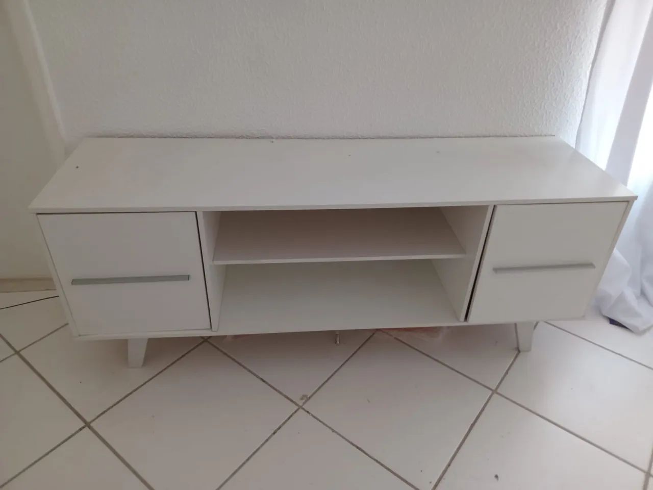 Rack branco sala compacto