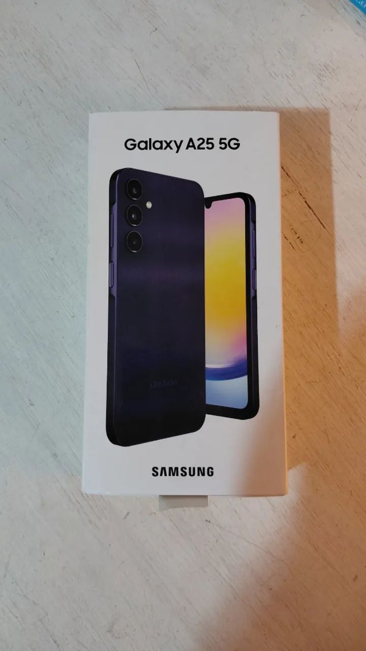 Celular modelo A25 5G Samsung excelente câmera e estado de conservação. 