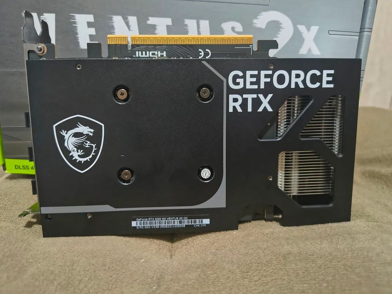 Placa de vídeo RTX 5050 MSI Ventus 2X  - Foto 3