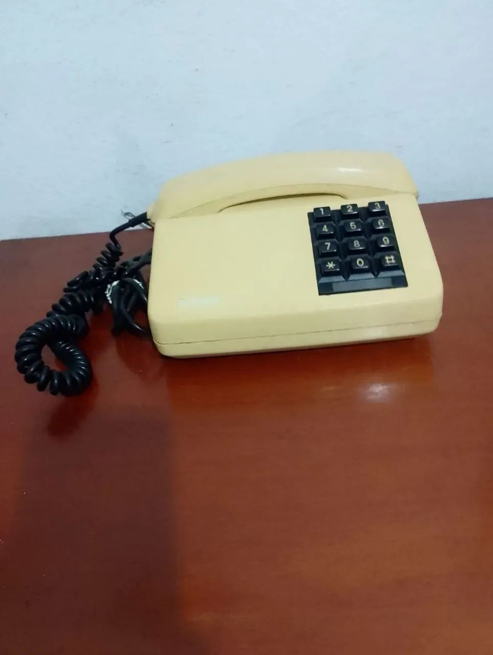 Telefone antigo gradiente 