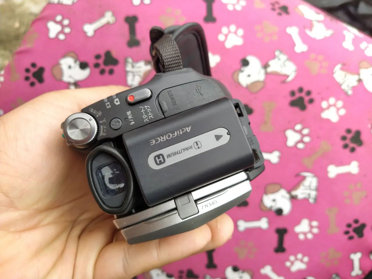 Câmera Sony DVD HDR-ux7 Japan completa nightvision handycam