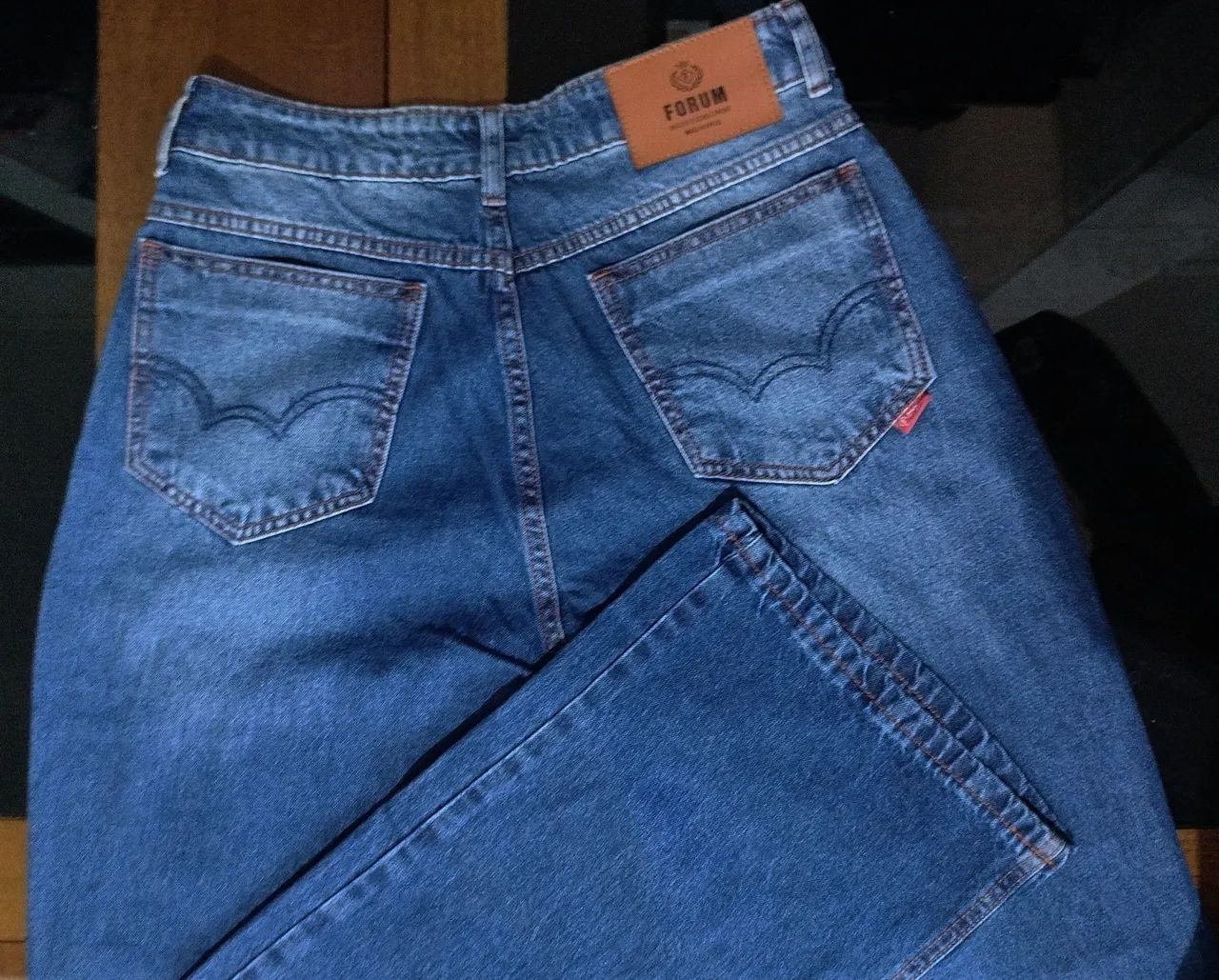 Calça Wide Leg Fórum sem elastano Tam 40 - Foto 4