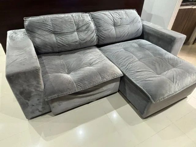 Vendo sofá retrátil com 2,20 m - Foto 4
