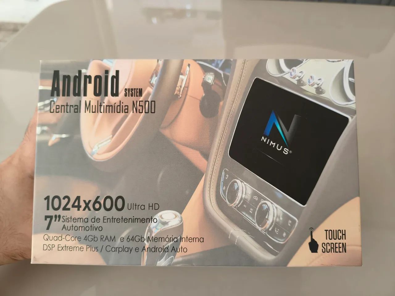 Multimídia Android 15, 4/64GB 7p