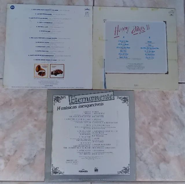 Disco de Ouro lll/Happy Days ll/Eternamente(pacote 3 LPs) - Foto 2