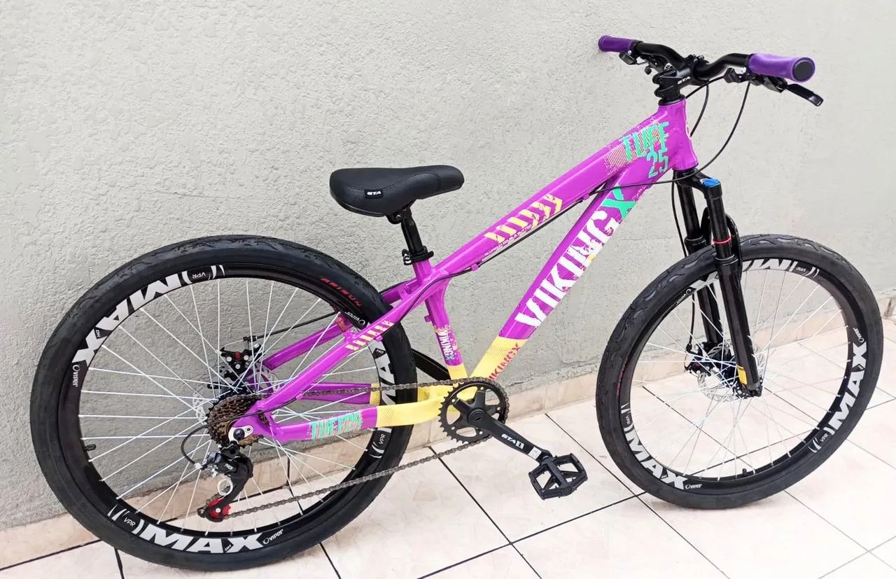 Bikes vikingx tuff 25 freio a disco  - Foto 5