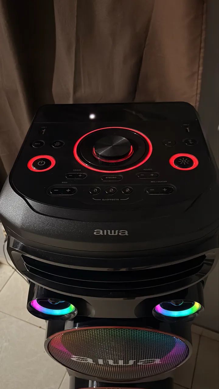 Caixa de som torre AIWA T2W - Foto 5