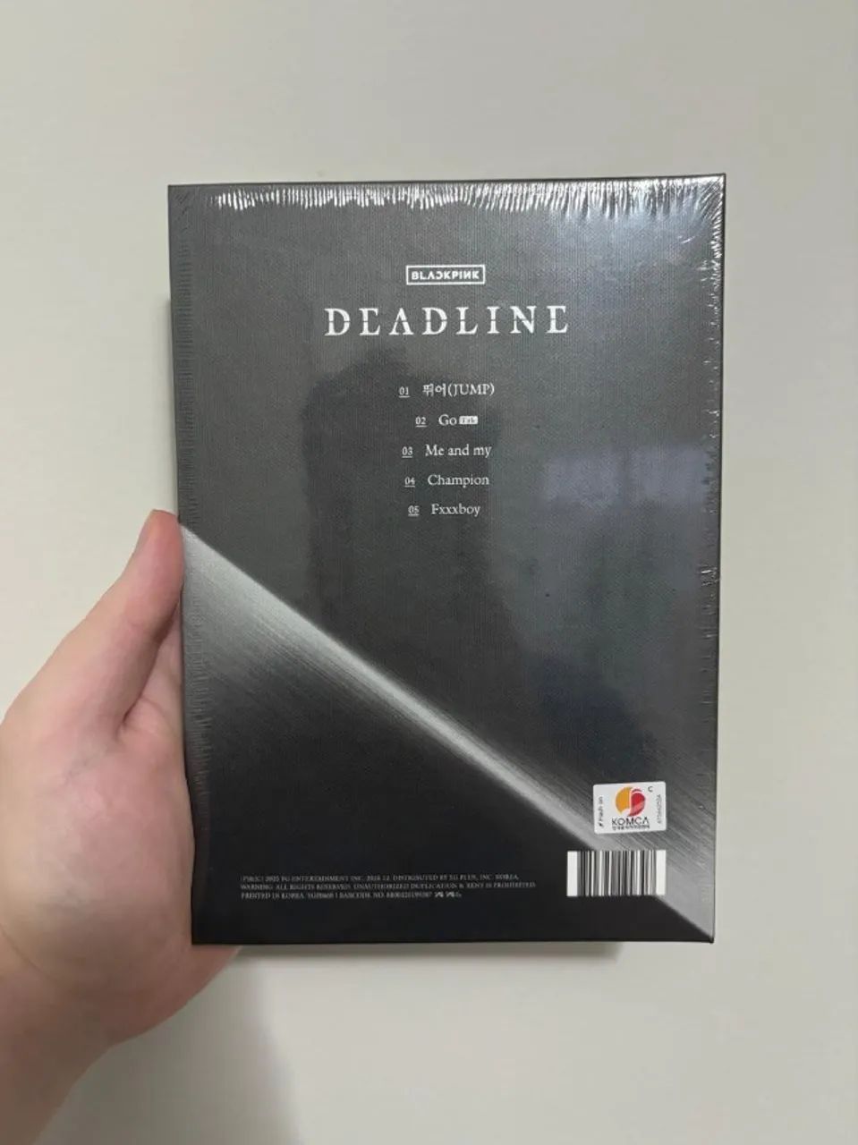 álbum blackpink deadline ver silver rosé lacrado - Foto 2