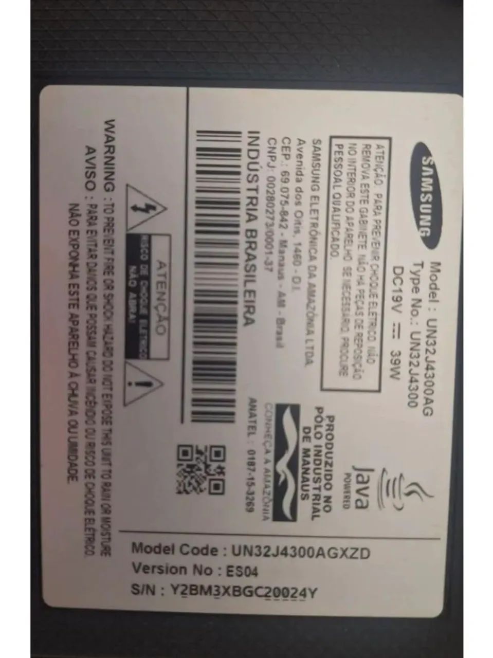 Smart Samsung 32 Tela Quebrada  - Foto 2