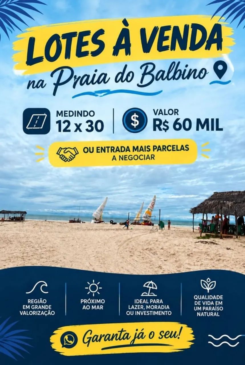 Terrenos no Balbino para vender.
