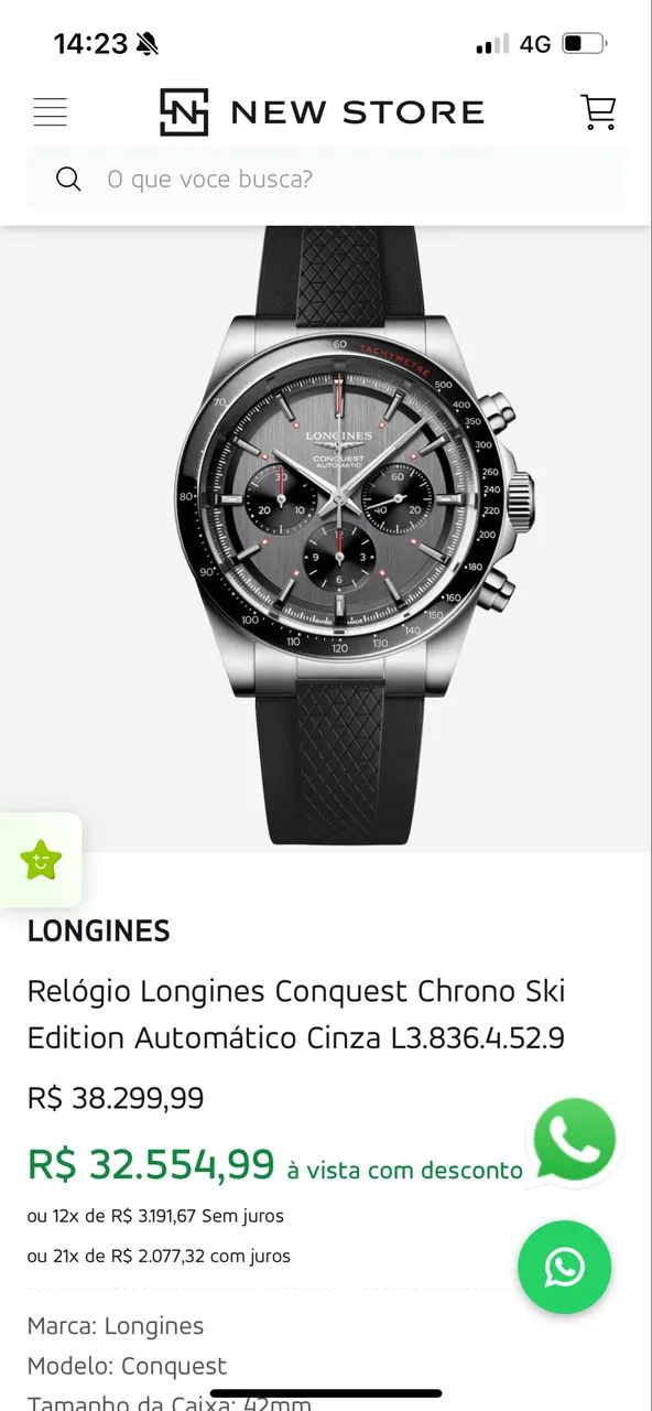 Longines conquest cronógrafo  - Foto 3