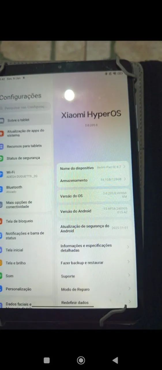 Tablet Xiaomi Hyper OS