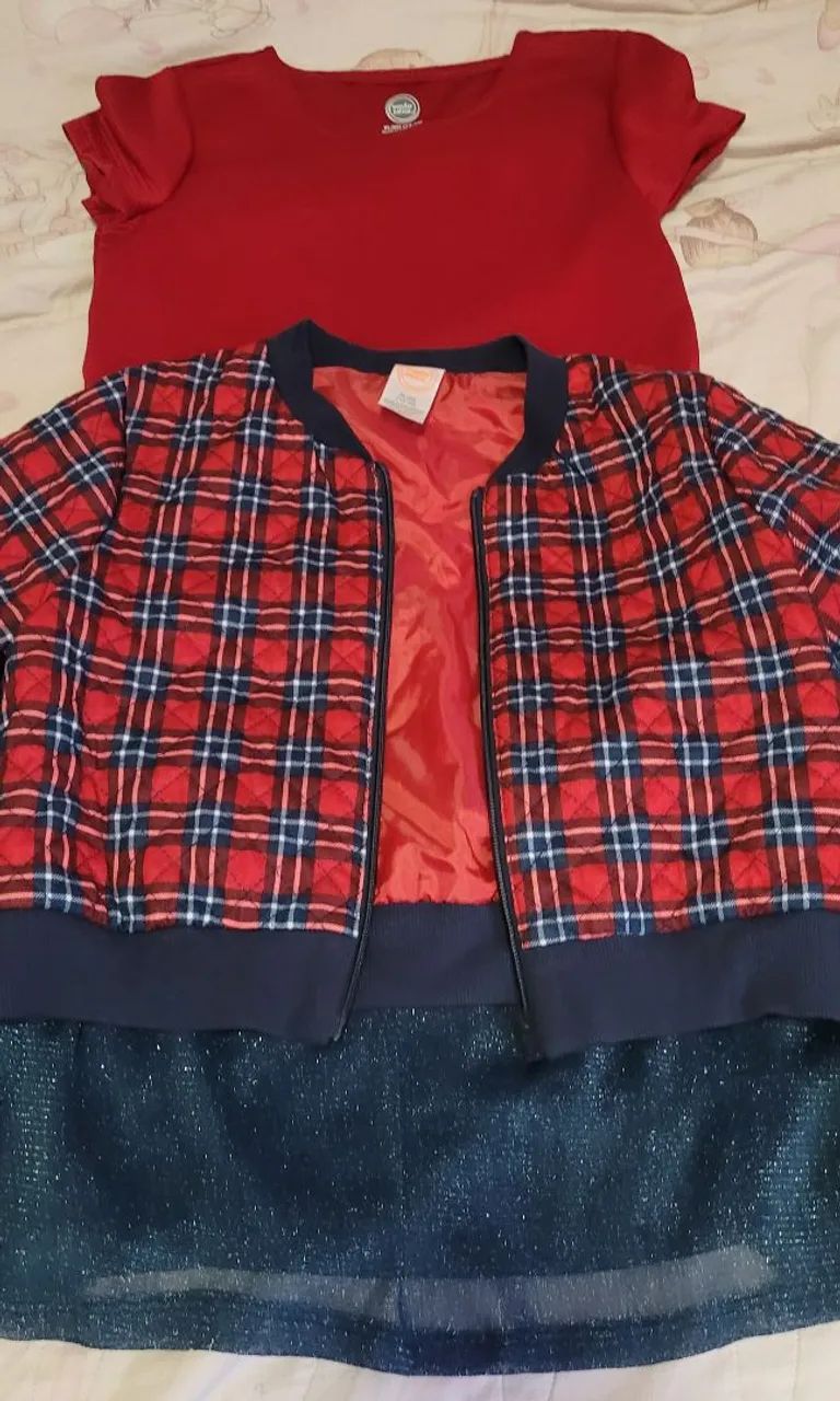 Vestido com casaco infantil  - Foto 2