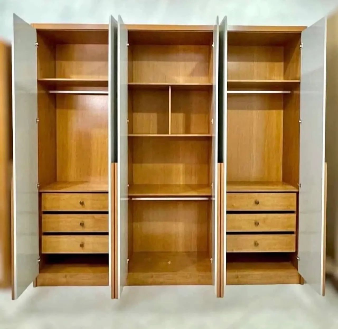 Guarda-roupa casal 100%MDF 12x sem juros  - Foto 3