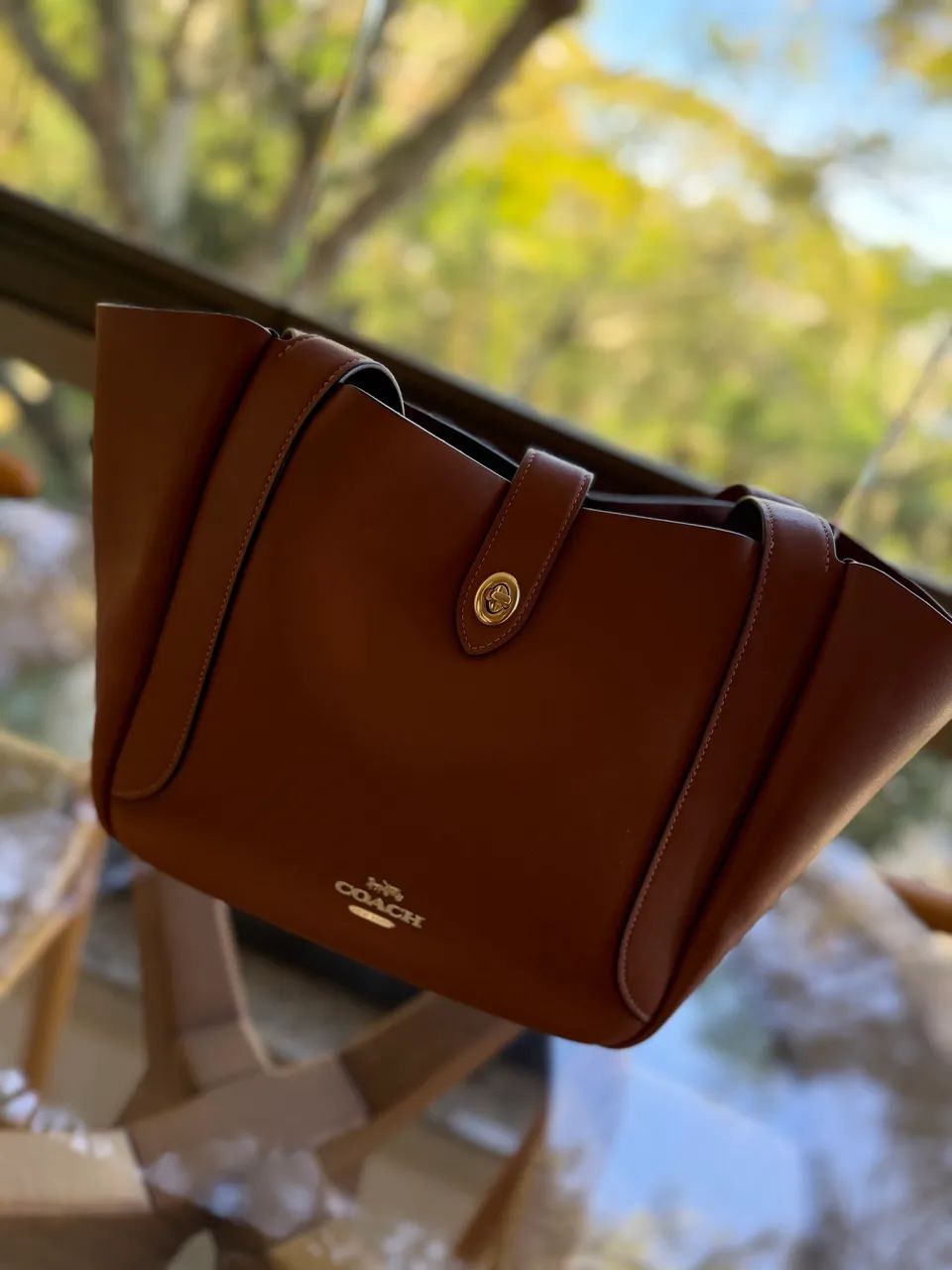 Bolsa de couro da Coach original! LINDÍSSIMA!! - Foto 2