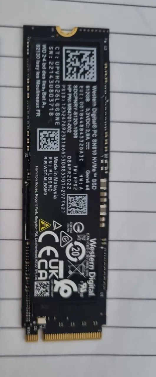 SSD NVME 512GB