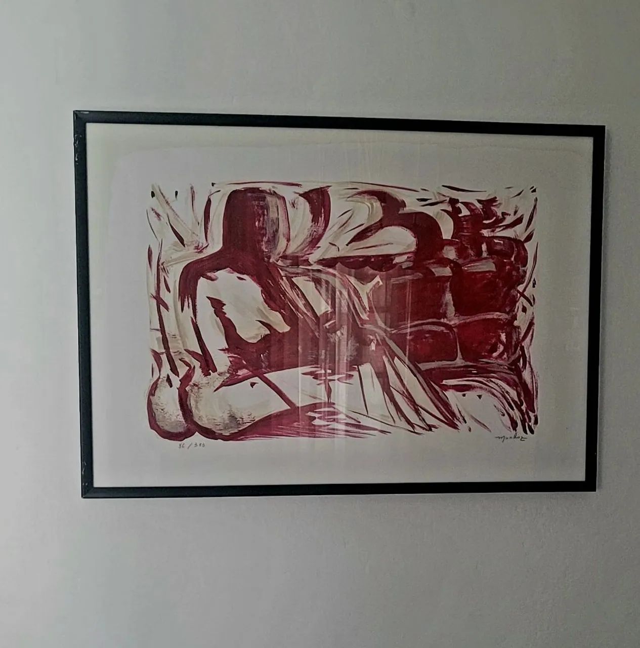 Quadro  pintado e  assinado por Munhoz 103x73